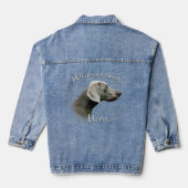 Weimaraner Mam 2 Denim Jacket (Achterkant)