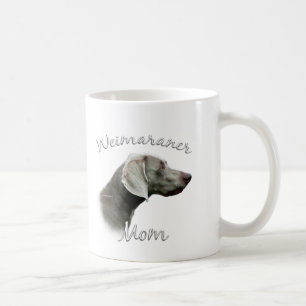 Weimaraner Mam 2 Koffiemok