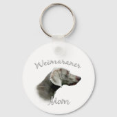Weimaraner Mam 2 Sleutelhanger (Voorkant)