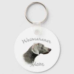 Weimaraner Mam 2 Sleutelhanger