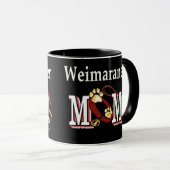 Weimaraner Mam Gifts Mok (Voorkant rechts)
