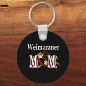 weimaraner mama Sleutelhanger (Voorkant)