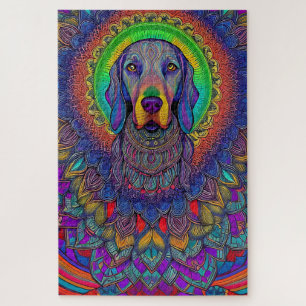 Weimaraner Mandala Weimmandala Puzzle Legpuzzel