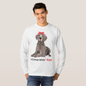 Weimaraner Moeder Bandana Vrouwen Weimaraner Hond T-shirt (Voorkant volledig)