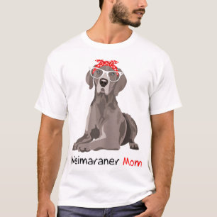 Weimaraner Moeder Bandana Vrouwen Weimaraner Hond T-shirt