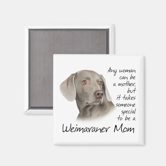 Weimaraner Moeder Magneet (Voorkant / Achterkant)