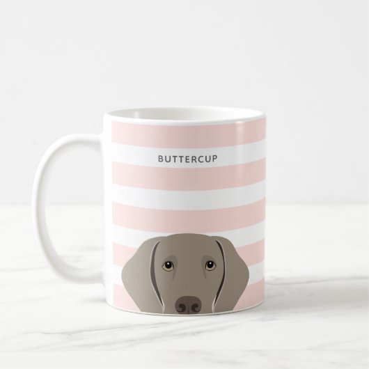 Weimaraner-Mokken Koffiemok (Links)