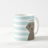 Weimaraner-Mokken Koffiemok (Voorkant rechts)