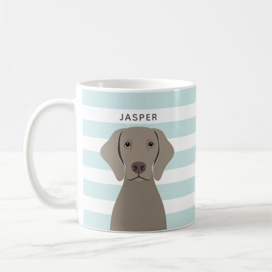 Weimaraner-Mokken Koffiemok (Links)