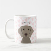 Weimaraner-Mokken Koffiemok (Links)