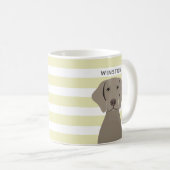 Weimaraner-Mokken Koffiemok (Voorkant rechts)