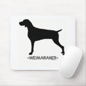 Weimaraner Mousepad Muismat (Met muis)