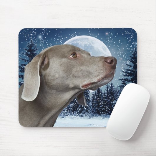 Weimaraner Mousepad Muismat (Met muis)