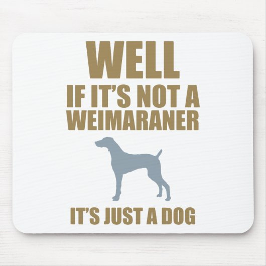 Weimaraner Muismat (Voorkant)