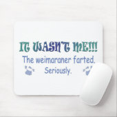 Weimaraner Muismat (Met muis)