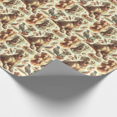 Weimaraner naadloos Cadeaupapier (Hoek)