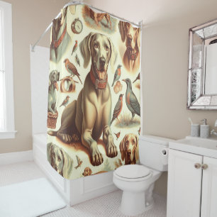 Weimaraner naadloos Douchegordijn