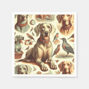 Weimaraner naadloos Servet