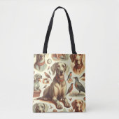  Weimaraner naadloos Tote Bag (Voorkant)