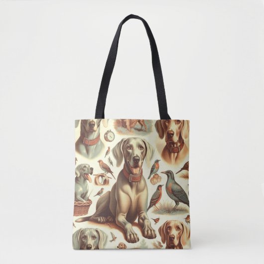  Weimaraner naadloos Tote Bag (Voorkant)