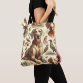  Weimaraner naadloos Tote Bag (Dichtbij)