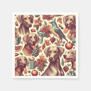  Weimaraner naadloze illustratie Servet
