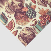  Weimaraner naadloze illustratie Tissuepapier (Detail)