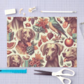  Weimaraner naadloze illustratie Tissuepapier (Craft)