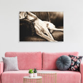 Weimaraner Nation: "De bank overnemen" Canvas Afdruk (Insitu (Woonkamer))