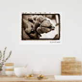 Weimaraner Nation: "De voet is goed gereisd" Poster (Keuken)