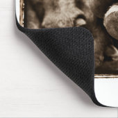 Weimaraner Nation : "De voet is goed onderweg" Muismat (Hoek)