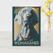 Weimaraner Nation Kaart (Gele Bloem)