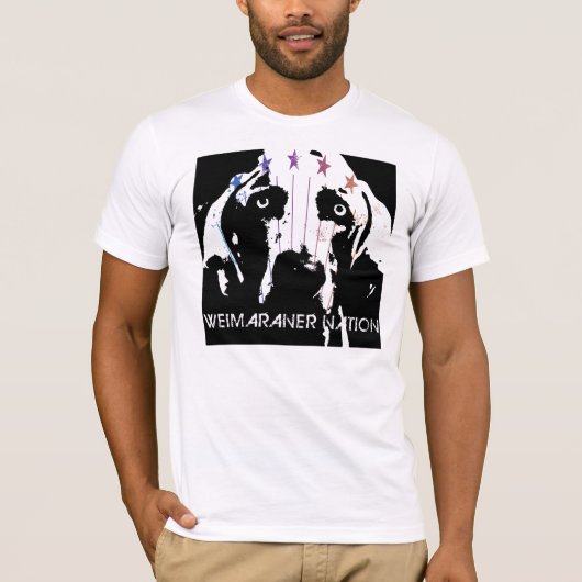 Weimaraner Nation T-shirt (Voorkant)