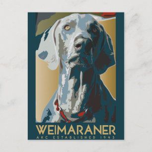 Weimaraner Nation : Weimaraner 1943 Briefkaart