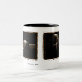 Weimaraner Nation : Weimaraner "In the Shadows" Tweekleurige Koffiemok (Center)