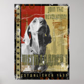 Weimaraner Nation:  Weimaraner Poster (Voorkant)