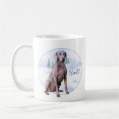 Weimaraner Noel Koffiemok (Links)