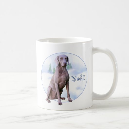 Weimaraner Noel Koffiemok (Rechts)