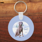 Weimaraner Noel Sleutelhanger (Achterkant)