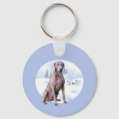 Weimaraner Noel Sleutelhanger (Achterkant)