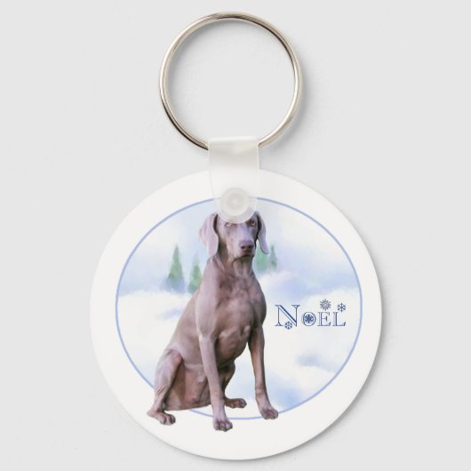 Weimaraner Noel Sleutelhanger (Voorkant)