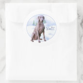 Weimaraner Noel - Sticker (Tas)