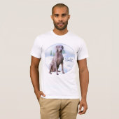 Weimaraner Noel T-shirt (Voorkant volledig)