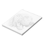 Weimaraner Notitieblok (Linkerzijde)