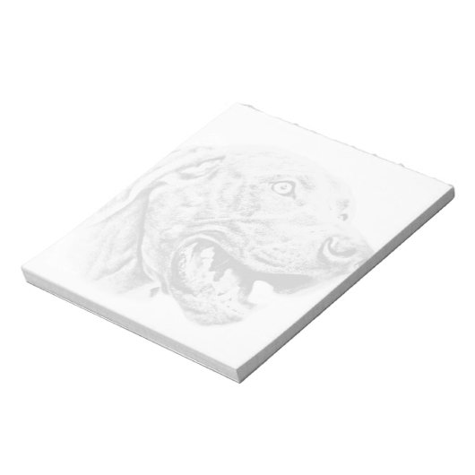 Weimaraner Notitieblok (Linkerzijde)