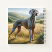 Weimaraner Notitieboek (Achterkant)