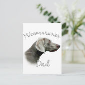 Weimaraner Pa 2 Briefkaart (Staand voorkant)