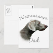 Weimaraner Pa 2 Briefkaart (Voorkant / Achterkant)