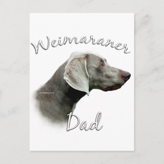 Weimaraner Pa 2 Briefkaart (Voorkant)