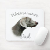 Weimaraner Pa 2 Muismat (Met muis)